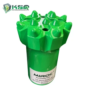 T38 T45 T51 76mm 89mm 102mm Thread Button Bit For Bench Drilling