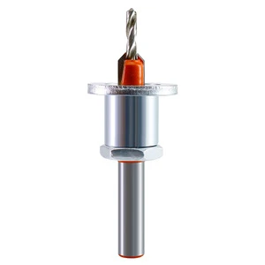 Ultimate Woodworking Countersink Drill Set (with Depth Limiter) Dual-function Step/Taper Bit for Screws/Wood/Furniture