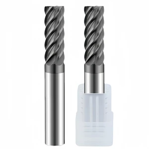 6-Flute Tungsten Carbide Milling Cutter for Hardened Steel 58HRC Precision Finishing Tool