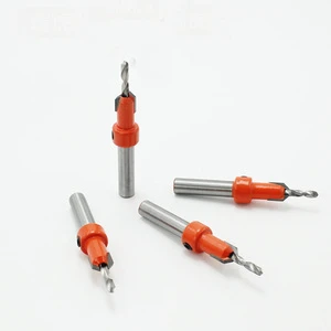 Woodworking Chamfer TCT Core Carbide Countersink Drill Bit Drill Bits Set for Hard Wood