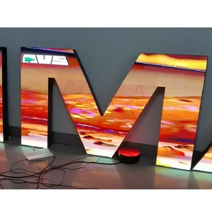 Customized Advertising Displays with Indoor LED Screens for Multiple Scenes, Including Dynamic and Static Letter LED Screens.