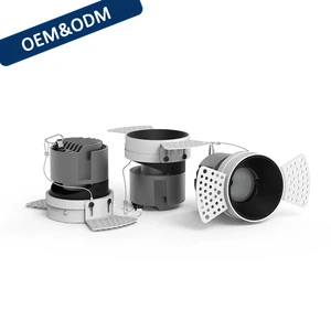 Modern IP65 Downlight Ceiling Recessed Borderless Light Hotel Use 3W 5W 7W 9W 12W 15W 18W 21W 24W Round Down Lamp