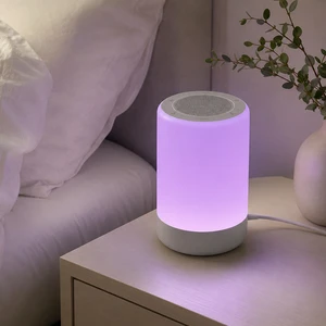 White Noise Sleep Speaker, Soothes Infants, Improves Insomnia, Bedside Sleep-aiding Noise Ambient Night Light