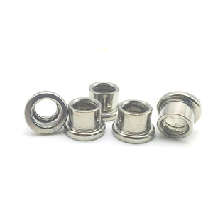 OEM ODM CNC Machined High Precision Stainless Steel Shoulder Bushing Custom Flanged Sleeve Bush Parts