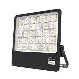 High Power SMD LED Floodlight 400W AC85-265V IP66 Waterproof Outdoor Spotlight Adjustable Wide Flood Light Aluminum Construction