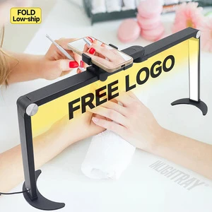 2025 New 25inch Foldable Nail Lamp With 3 Color Temperatures Portable LED Manicure Light For DIY Nail Care