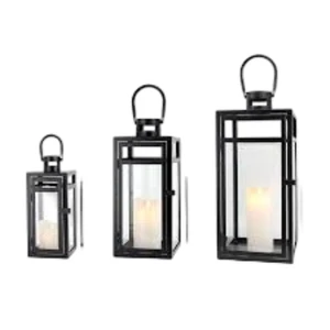 New Design High Quality Metal Lantern With Black Powder Coated Finished For Home And Garden Lightning In Large Size