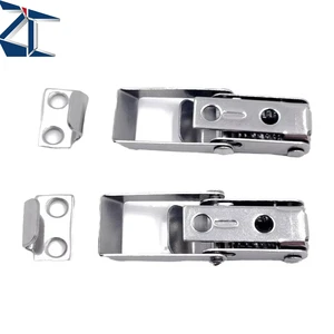 ZC Stainless Steel Polished Self-Locking Hasp Spring Card Box Carton Packaging Other Fasteners