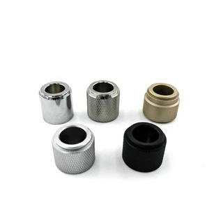 Custom Brass/Steel/Aluminum Knurled Sleeve High Hardness Threaded Nut Bushing for Electronic Device Fittings