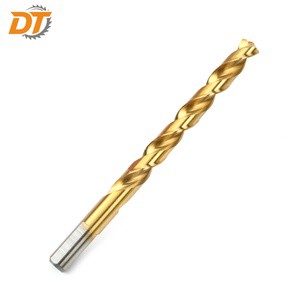 DT DIN338 Jobber Length HSS And HSS Cobalt Twist Metal Drill Bit Titanium Coating Turbomax Point And 3-Flats Shank
