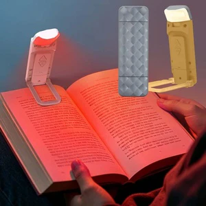 Best Seller Clip On Book Light LED Rechargeable - Night Reading Lamp for Beds, Warm White, Long Battery Life