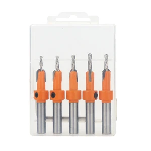 Orange Counter Sink Drill Bit HSS Center Bit for Woodworking Screw Installation