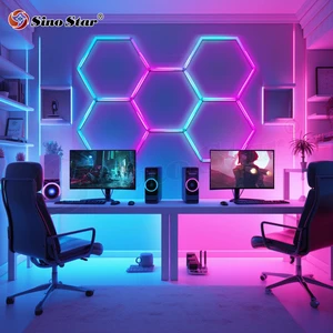Music Rhythm RGB LED Light USB Powered Sound Control LED Lamp Color Changing Light for Party Home Bedroom Gaming Room TV Decor