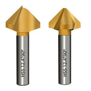 Round Handle Three Edge Chamfer Countersink Drill Bit