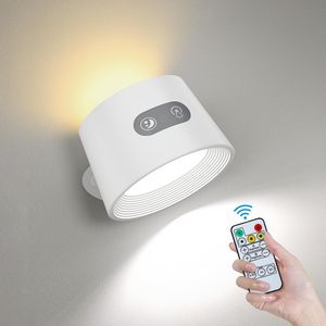 Modern Wall Light with 3 Color Temperatures and Timer Remote Control for Home and Office