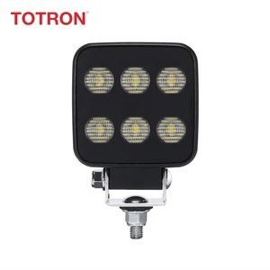 High Quality 12/ 24V 60W Bezel-Less Water-Proof LED Work Light for Heavy Equipment Utility Vehicle