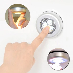 Kanlong Factory Price Cheap Push Switch 3 LED Wall Wireless Touch Cabinet Light for Kitchen Bedroom Closets Cupboard