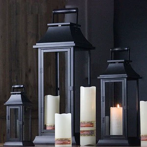 Metal Lantern With Candles Vintage Decorative Candle Holder Lantern For Indoor Outdoor Metal Candle Holders Lanterns