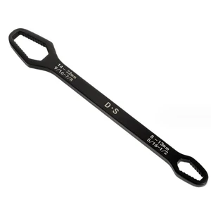 ZL Black Adjustable Universal Torque Wrench 4-13mm Adjustable Wrench Tool