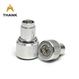PF41/42-M4-0/1/2 Black and Silver Color Spring Loaded Captive Panel Screw Fasteners