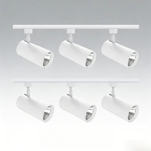 Factory Direct Modern Dimmable Adjustable 10W-30W Commercial Ceiling Track Light Rail Lighting System Led Track Light