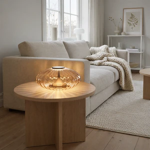 Nordic Portable Eye Caring Aluminum Touch Control Dimmable Table Lamp for Reading Room and Home Decor