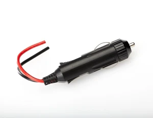 PAN-U Customizable Electrical Plug with 2 AC Outlets Nylon & Nickel Plated 12V Rated