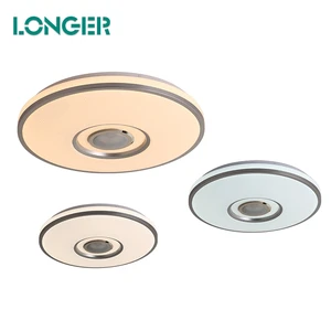 Mall Hot Sale Remote Control Color Changing RGB Smart Rhythm Lamp Led Music Ceiling Light With Bluetooth Speaker
