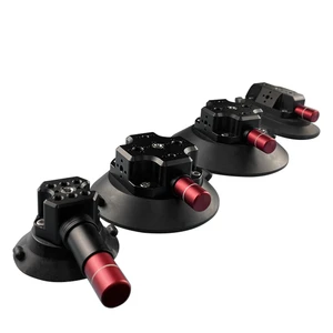 Factory Price 3'' 4.5'' 6'' Aluminum Alloy CNC Processing Suction Cup Strong Metal Pump Suction Cup Car Roof Rack Mounting