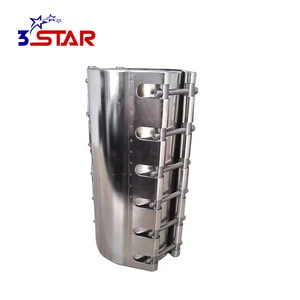 Ss Pipe Repairing Clamp Long Type Quick Release Dual Band Long Pipe Repair Clamp for Pipe Maintenance