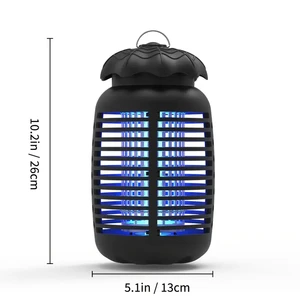 Chingyoo Solid Electric Bug Zapper Outdoor Mosquito Killer Batteries ABS Eco-Friendly Rechargeable Plug-In Garden Backyard Home