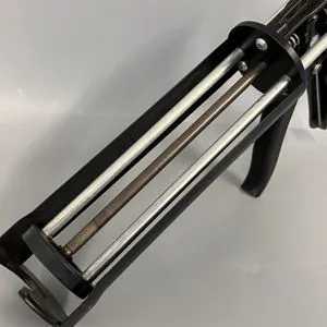 Manual Caulking Gun 380ml 10:1 for Dual Cartridge Sealant Adhesive Leak-Proof Design Steel Body