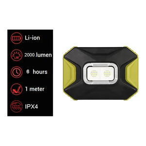 Factory Portable 2000 Lumen Rechargeable LED Work Light 6000K Daylight 120 Beam Angle Waterproof 12V Bright Light Work Task