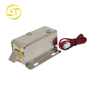 Electromagnetic Lock LY-03 Small Electric Lock Cabinet Door Locks Solenoid Valve DC 12V 0.6A 600mA 650mA Latching Type