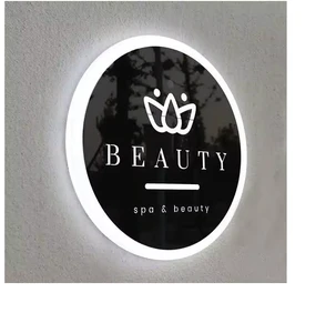 Custom LED Advertising Lights Signboard Lighted Wall Display for Business Shop Office Personalized Branding Sign for Promotions