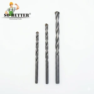 9pcs Multi-Purpose Drill Bit Set Mixed Twist Masonry Wood Bits Completer Drill Set for Metal Wood Concrete All Purpose