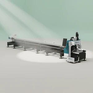 LXSHOW LX612TN High-speed Short Tail Material Fully Automatic Laser Tube Cut CNC Pipe Laser Cutting Machine With Movable Front