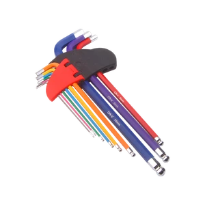 Custom Colorful High Quality Hex Key Ball End Hand Tool Allen Wrench Set