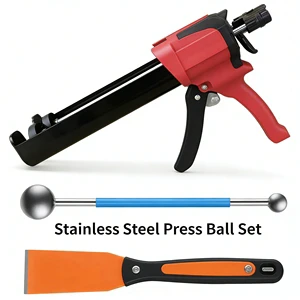 Two-tube Tile Grout Long-term Usage 400ML 1:1 Manual Caulking Gun For Grout Applicators