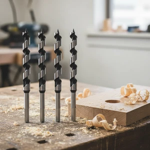 16mm Hex Shank Carbon Steel Wood Auger Long Wood Drill Bit for Wood Deep Drilling