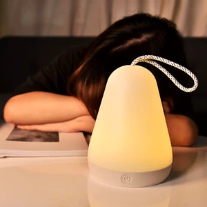 Lampe De Poche Nordic Rechargeable Lamp LED Hanging Ambient Bedside Desk Dimmable Night Light Lamp