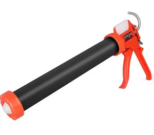 20oz Sausage Manual Caulking Gun, with Ergonomic Nylon Handle,30:1 Thrust Ratio Drip Control Hand Caulking Gun