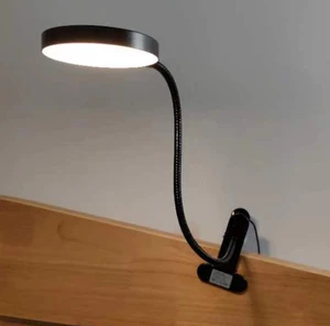Luxury LED Desk Lamp 30-min Timer Dimmable Reading Light Flexible Gooseneck Modern Design Metal Shade DC Power Cordless Simple