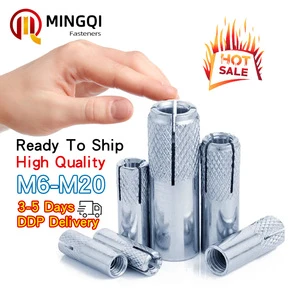 High Quality Drop in Anchor Zinc Plating M6 M8 M10 M12 M14 M16 M20 for Concrete Expansion Anchor Bolt Fastener