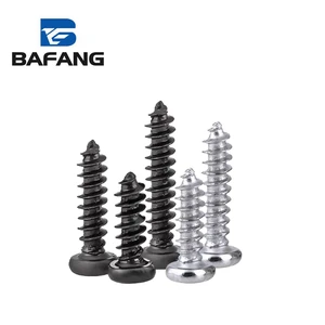 304 Stainless Steel GB845 Phillips Pan Head Self-Tapping Screw Extra Long Coarse Thread Wood Screw M2-M6
