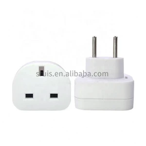 Best-selling European German and French standard plug to British socket travel adapt plug
