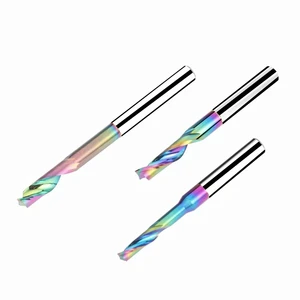 Hot Sale Colorful Coated Carbide 1 Flute Milling Cutter Aluminum Alloy CNC Machining Customized ODM/OEM Support 3-Year EurTuo's