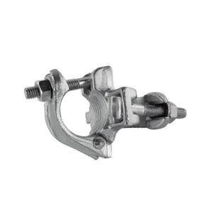 Factory Wholesale Galvanized Scaffolding Swivel Coupler Clamp System 8.8 Grade Strong Bolts 15kN Slip Resistance for Building