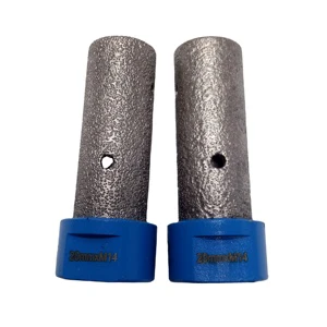 Vacuum Brazed Craft Diamond Cnc Router Bit Milling Cutter Grinding Chamfer Drill Bit With M14