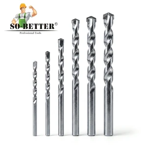 Economy Factory Direct Carbide Tips Masonry Drill Bits Round Shank For Concrete Stone Wholesale